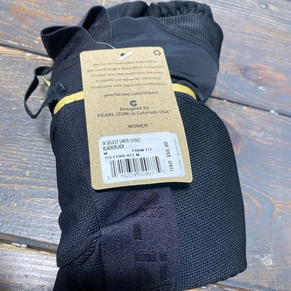 Pearl Izumi Women's Select Liner Black Shorts - Size Medium - Picture 7 of 7